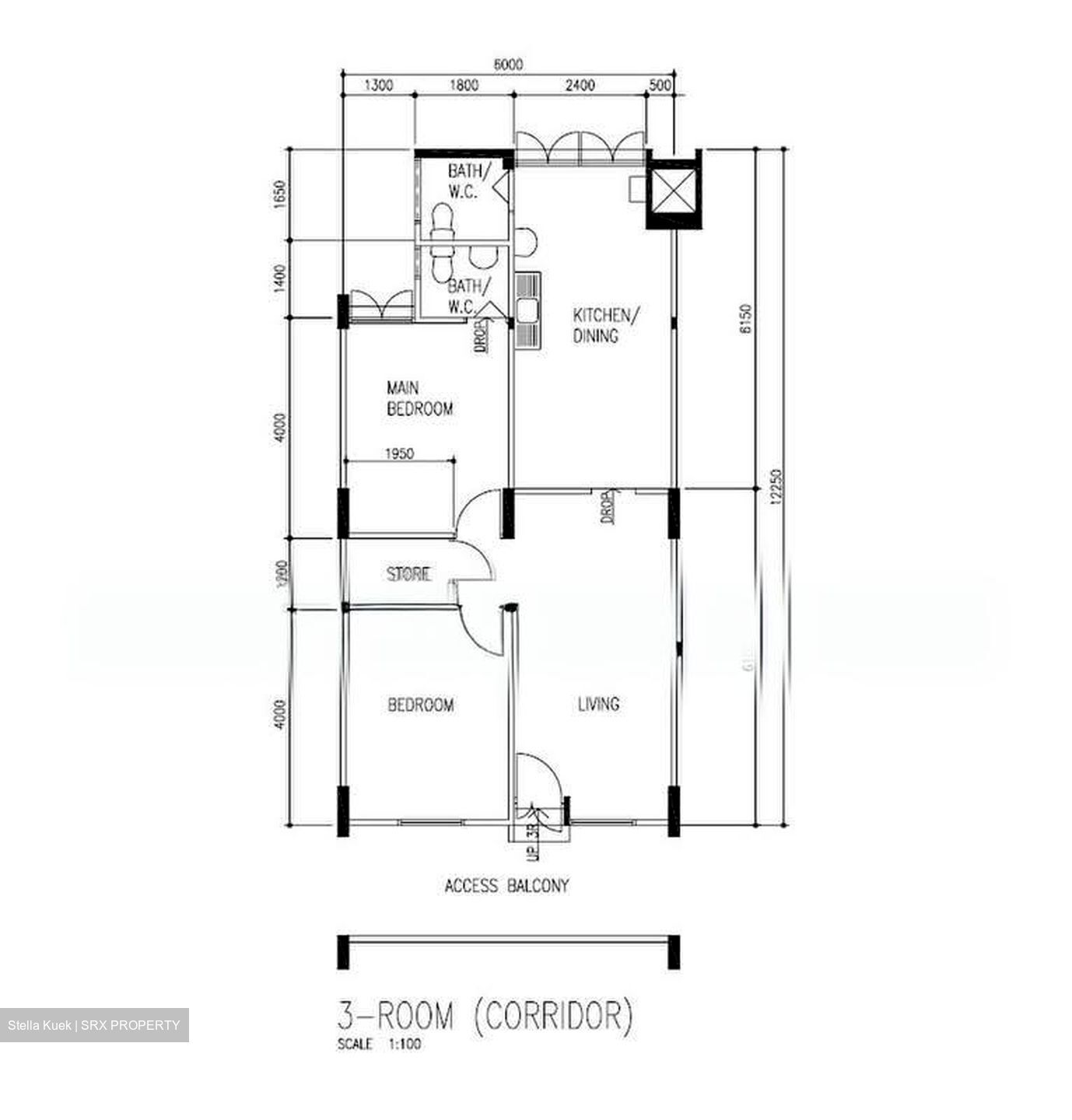 Blk 305 Clementi Avenue 4 (Clementi), HDB 3 Rooms #566870191